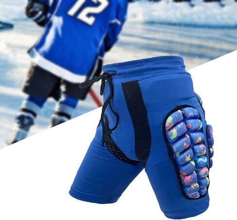 Kids Padded Shorts Hip Protection Pads, EVA Children Impact Shorts, Skating Protective Gear for Bike, Skateboard, Skiing in Kuwait