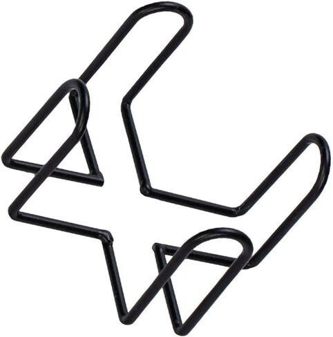 1 Pc Black Iron Coaster Holder Metal Storage Rack Coasters Shelf for Both Round and Square Coasters, Bar Bar Tools(4.40 X 4.40 X 2.48in) in Saudi Arabia