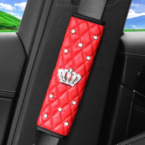 غطاء حزام الأمان في ماندارك بلينغ ، وسادة حزام حزام مركبة مركبة مركبة مركبة ، وسادة حزام حزام مقعد ، ومواقع حامية ماس ، وملحقات حامية عالمية (أسود) in Kuwait