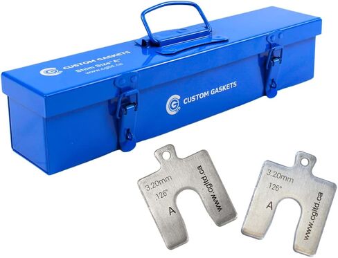 CGLTD STELAL STELL SLOTTED SHIM KIT ، SIZE A ، 2 "× 2" (حزمة 260) in Kuwait