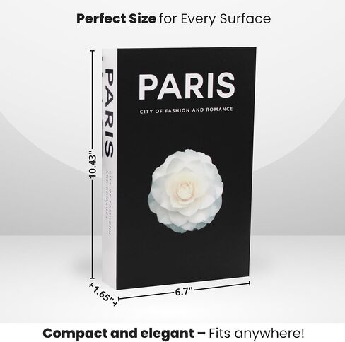 Faux Decorative Bookend - Decorative Books - Boxes for Coffee Table, Bookshelf Decor - Fake Books for Home Decor, Photo Box Storing Memories - Set of 3 Units- Ref: Cities in Kuwait