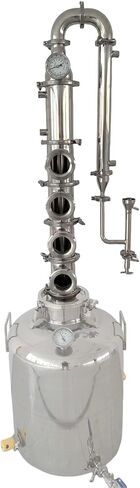 4 بوصة 4 صفيحة SS ترتاب لا يزال العمود تقطير الكحول للفودكا ، الجن ، الويسكي in Kuwait