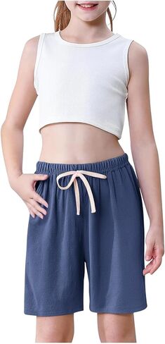 3 حزمة بويز بويز جيرل فتيات شورتات شورتات شورت شورت شاطئ الصيف غير الرسمي للأطفال في الهواء الطلق يركض 2-10 سنوات in Kuwait