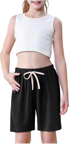 3 حزمة بويز بويز جيرل فتيات شورتات شورتات شورت شورت شاطئ الصيف غير الرسمي للأطفال في الهواء الطلق يركض 2-10 سنوات in Kuwait