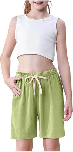 3 حزمة بويز بويز جيرل فتيات شورتات شورتات شورت شورت شاطئ الصيف غير الرسمي للأطفال في الهواء الطلق يركض 2-10 سنوات in Kuwait