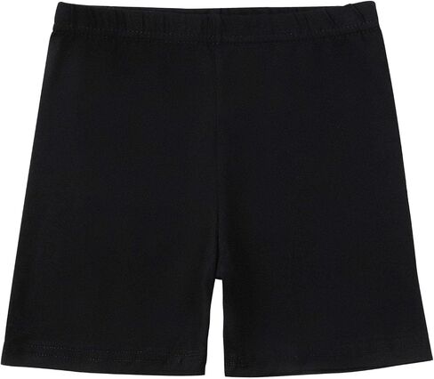 4 Pack Girls Bike Shorts Under Dress Dance Short Kids Basic Cotton Shorts Stretchy Athletic Short Running YogaShorts in Saudi Arabia