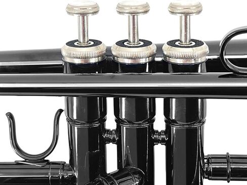 Bb Standard Trumpet Set for Beginners or students trumpet instrument with Carrying Hard Case 7C Mouthpiece Cleaning Cloth Gloves in Saudi Arabia