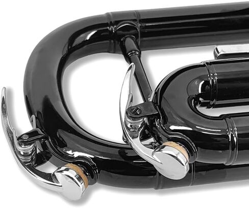 Bb Standard Trumpet Set for Beginners or students trumpet instrument with Carrying Hard Case 7C Mouthpiece Cleaning Cloth Gloves in Saudi Arabia