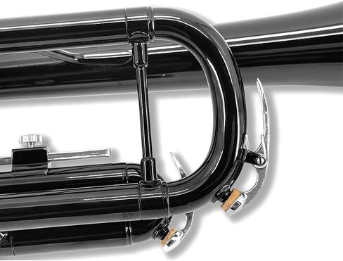 Bb Standard Trumpet Set for Beginners or students trumpet instrument with Carrying Hard Case 7C Mouthpiece Cleaning Cloth Gloves in Saudi Arabia