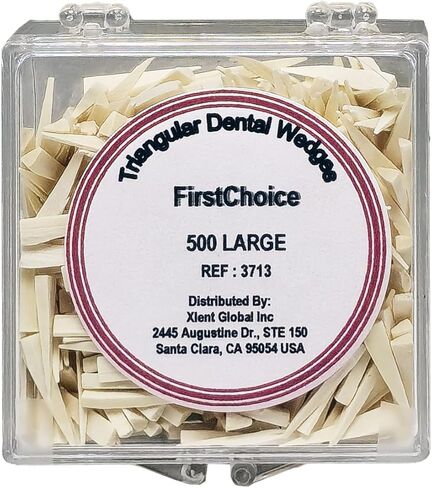 FirstChoice Triangular Wood Dental Wedges (Slim) in Saudi Arabia
