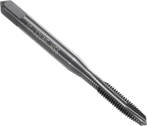 uxcell Spiral Point Thread Tap 10-24 UNC 2B, Nitride Coated Machine Screw Tap Tapping Bit Threading Repair Tool, M2 High-Speed Steel (HSS) in Kuwait