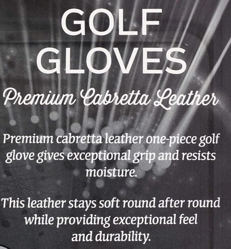 Kirkland Signature Golf Gloves Premium Cabretta Leather, Medium (4 Count) in Saudi Arabia