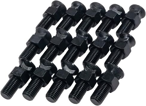 MyTee Products 15 Pack Blades Blow Proglts & Nuts 3/4 "-10 × 2-1/2"-الصف الثامن من الصلب من الصلب in Saudi Arabia