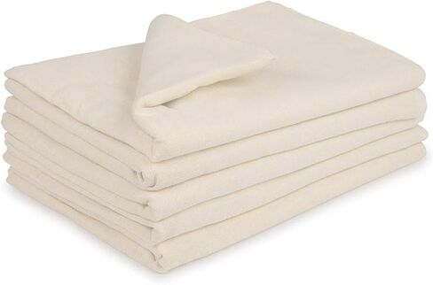 Hospital Blanket, Pack of 6, 70 x 90 Inches, Cotton Blended, Lightweight Utility Blanket for Patient Care, Soft and Breathable, Unbleached Bath Blanket (6) in Saudi Arabia