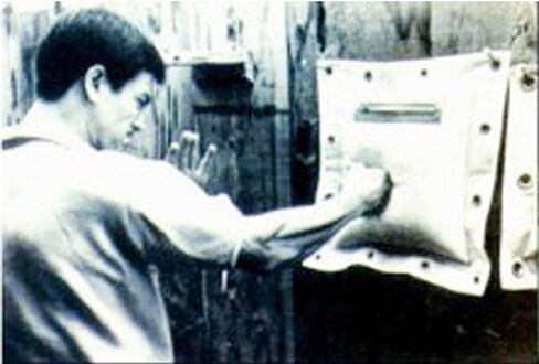 Wing Chun Training Ring Bamboo Rattan Stainless Ring Wall Punch Pad Yongchun Yewen Sau Sticky Hand Leg Strength Training Tsun Siu Lum Kung Fu Rings Taiji in Saudi Arabia