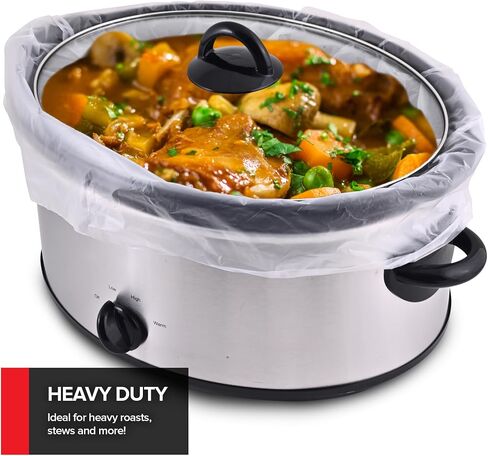 30 عددًا كبيرًا من بطانات الطهي البطيئة ، 8QT ، بطانات طهي بطيئة 8QT للتصرف للأواني البيضاوية ، كيس طهي مقاوم للمقاومة للضغط على الطعام الثقيل ، و 8 كوارت بطيئة طبخ بطانة مع Gusset in Kuwait