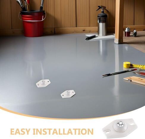 26Pcs Self Adhesive Caster Wheels DIY Appliance Base Mini White Sticky Rollers for Trash Can Small Furniture and Storage Box in Saudi Arabia