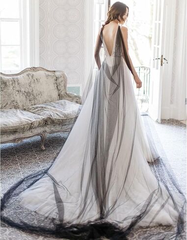 Pearl Wedding Capes Womens Soft Tulle Bridal Scarf Evening Shawl Wedding Wraps in Kuwait