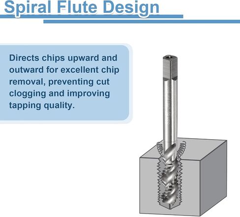 uxcell 3pcs Spiral Flute Thread Taps 3/8-16 UNC 2B Machine Threading Tap Bit, Uncoated Screw Tapping Repair Tool, M2 High-Speed Steel (HSS) in Saudi Arabia