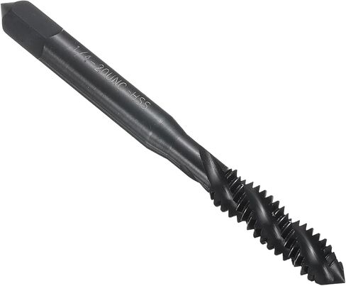 uxcell Spiral Flute Thread Taps 4-40 UNC H2 Machine Threading Tap Bit, Nitrided Coated Screw Tapping Repair Tool, M2 High-Speed Steel (HSS6542) in Saudi Arabia