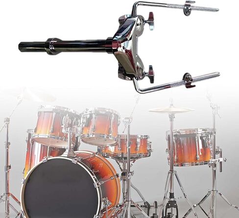 Tom Drum Holder Drummer Performance Hardware Sturdy Sturdy Stable Stable Bracket for Tom Drum Exclosity Parts ، Double Tom Holder in Kuwait
