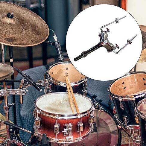 Tom Drum Holder Drummer Performance Hardware Sturdy Sturdy Stable Stable Bracket for Tom Drum Exclosity Parts ، Double Tom Holder in Kuwait