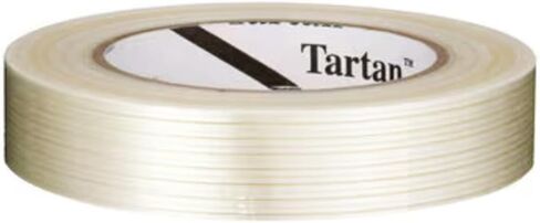 3M Tartan Filament Tape 8934, Clear Fiberglass-Reinforced Strapping Tape, 1 inch x 60 yd Roll in Saudi Arabia