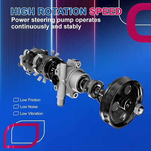 مضخة توجيه الطاقة مع بكرة لجيب ليبرتي 2002-2006 V6 3.7L ، L4 2.4L/2.8L OE استبدال # 21-394、491101CB0B 、 491101EA0A in Kuwait