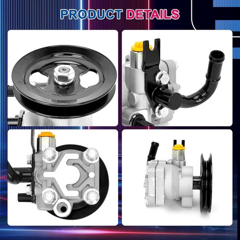 مضخة توجيه الطاقة مع بكرة لجيب ليبرتي 2002-2006 V6 3.7L ، L4 2.4L/2.8L OE استبدال # 21-394、491101CB0B 、 491101EA0A in Kuwait