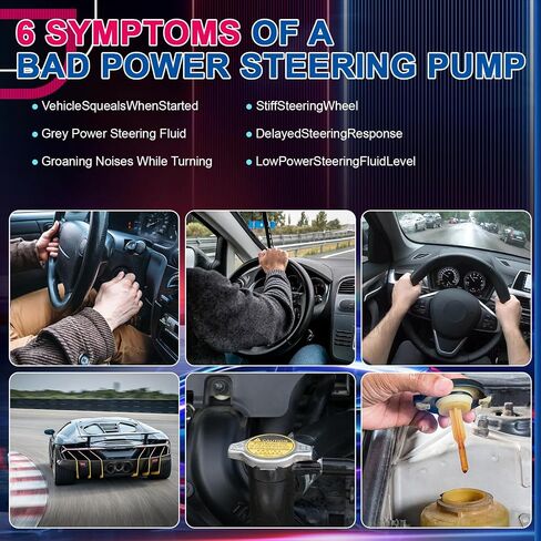 مضخة توجيه الطاقة مع بكرة لجيب ليبرتي 2002-2006 V6 3.7L ، L4 2.4L/2.8L OE استبدال # 21-394、491101CB0B 、 491101EA0A in Kuwait