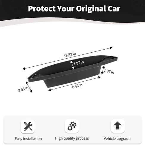 RT-TCZ for Wrangler JK Grab Tray Passenger Handle Storage Box Insert Organizer for Jeep Wrangler JK JKU 2011-2017 Black in Saudi Arabia