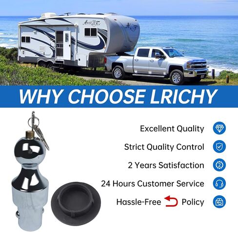 60601 Upgraded 38k Puck System Gooseneck Hitch Ball for 2013-2025 Dodge RAM 2500 3500, 2-5/16 Inch Gooseneck Ball for Truck Bed with a Replacement Gooseneck Hitch Cap, 380000 lbs GTW in Kuwait