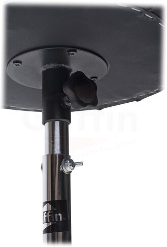 GRIFFIN Drum Hardware Kit (Percussion TiltPro X Edition) 3 Pack – Hi-Hat Pedal, Drum Throne & Cymbal Stand – Chrome Drum Gear for Mounting Crash, Ride & Splash Cymbals in Saudi Arabia