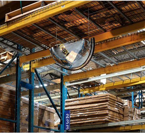 مرآة أكريليك صناعية عالمية مقاومة للأثر ، الداخلية ، قطرها 26 بوصة ، زاوية عرض 180 درجة ، سلامة سقف خفيفة الوزن سلامة وأمن in Kuwait