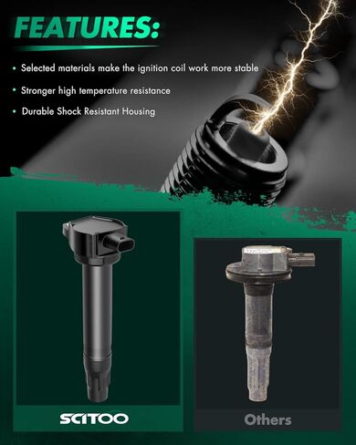 Scitoo 100 ٪ جديد 1pcs ملف ملف ملف التوافق مع Dodge/for Jeep 2007-2012 Automobiles Fit for OE: UF-557 C1587 in Kuwait