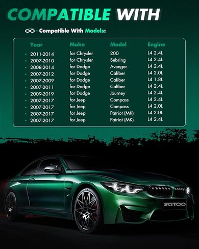 Scitoo 100 ٪ جديد 1pcs ملف ملف ملف التوافق مع Dodge/for Jeep 2007-2012 Automobiles Fit for OE: UF-557 C1587 in Kuwait