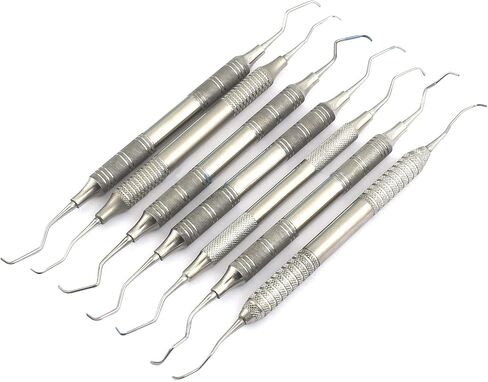 مجموعة AA Pro Gracey Curette من 7 Curettes Hollow Hollow Hollow A+ Quality in Saudi Arabia