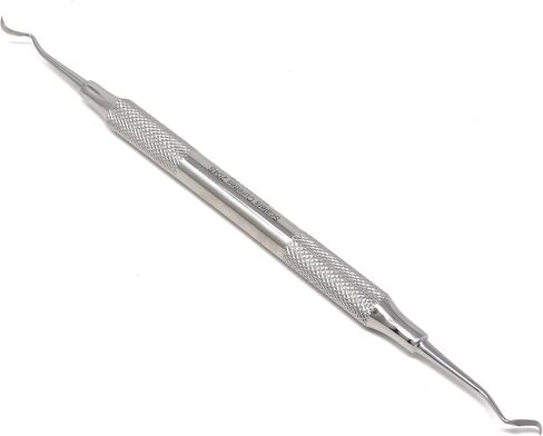 Periodontal Dental Posterior Sickle Scaler 204S Hollow Handle, Double Ended Sickle Scaler, Stainless Steel Oral Hygiene Instrument, Medical Dental Plaque, Tarter & Calculus removing Instrument in Saudi Arabia