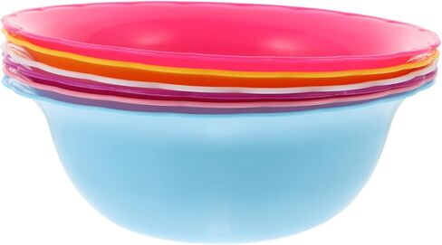 BESTYASH 6Pcs Face Washing Basin Versatile Plastic Wash Basins for Home Salon Spa Use for Cleansing Face Clothes Vegetables Random Colors in Kuwait