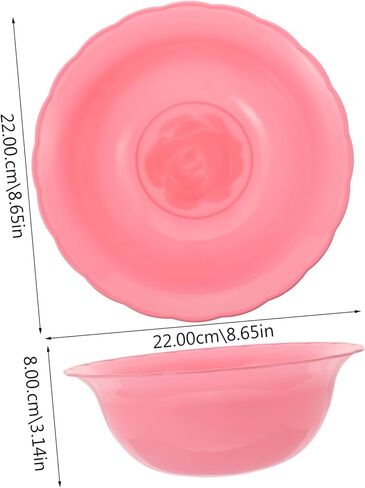 BESTYASH 6Pcs Face Washing Basin Versatile Plastic Wash Basins for Home Salon Spa Use for Cleansing Face Clothes Vegetables Random Colors in Kuwait