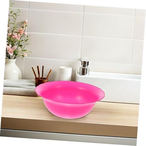 BESTYASH 6Pcs Face Washing Basin Versatile Plastic Wash Basins for Home Salon Spa Use for Cleansing Face Clothes Vegetables Random Colors in Kuwait