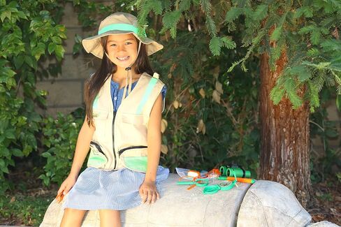 Eagle Eye Explorer Kids Cargo Vest for Boys and Girls with Reflective Safety Straps. 100% Cotton. Size: M/L Color: Pink in Saudi Arabia