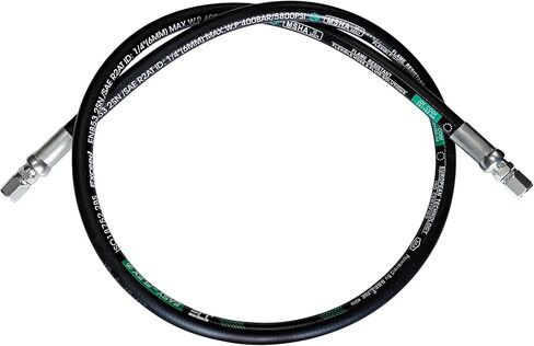 HEROSON 26711-04-04RW مجموعة الخلاصات الهيدروليكية 1/4 "Hysewith Female JLC X Female JLC 60" Long5800 psi ، Black in Saudi Arabia