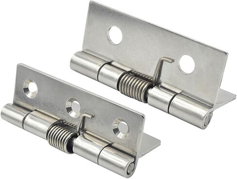 XK517-304 Stainless Steel Spring Hinge Spring Automatic Closing Hinge Spring 0 Degree Return Hinge Return Hinge 1Pcs(XK517-80-304) in Kuwait
