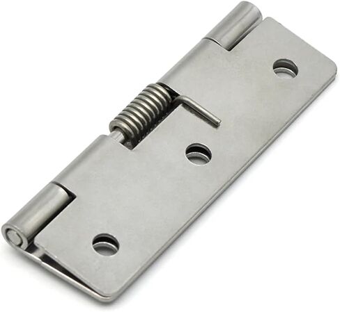 XK517-304 Stainless Steel Spring Hinge Spring Automatic Closing Hinge Spring 0 Degree Return Hinge Return Hinge 1Pcs(XK517-80-304) in Kuwait