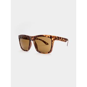 نظارات شمسية نسائية من فولكوم بتصميم سلحفاة غير لامعة مع عدسات برونزية in Kuwait