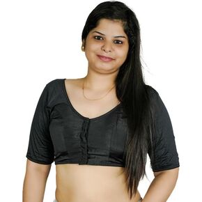 Womens Readymade Art Silk Saree Blouse - Ethnic Indian Blouse for Women Readymade Blouse for Women-Silk Blouse