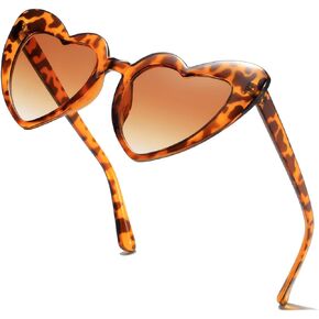 Heart Shaped Sunglasses for Women,Vintage Cat Eye Mod Style Retro Glasses UV4008805-purple