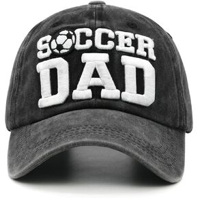 Waldeal Gifts for Dad from Wife Daughter, Funny Soccer Football Dad Baseball Hats for Men Husband