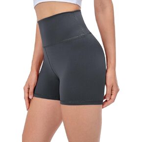 شورت Lavento نسائي عالي الخصر لراكبي الدراجات مقاس 3 بوصات/ 6 بوصات - شورت للجري والتمارين الرياضية النشطة in Kuwait